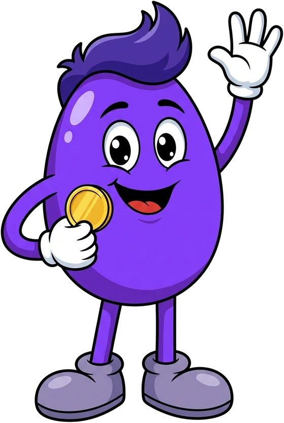 Repli waving, in ReplaPay violet